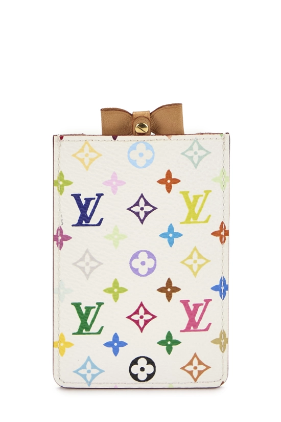 Takashi Murakami x Louis Vuitton White Monogram Multicolore Etui Miroir, , large image number 2