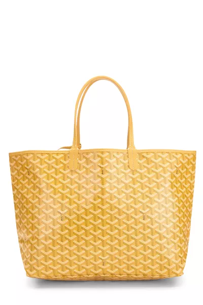 Yellow Goyardine Canvas Saint-Louis PM