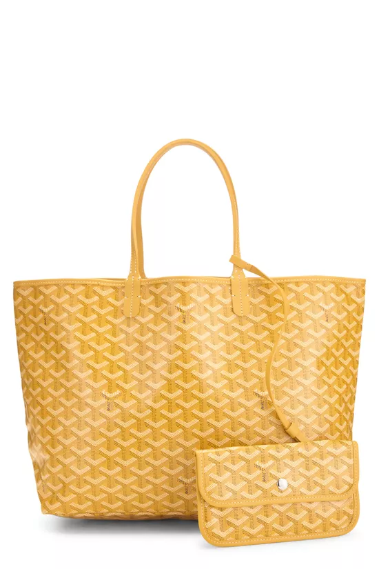 Yellow Goyardine Canvas Saint-Louis PM, , large image number 3