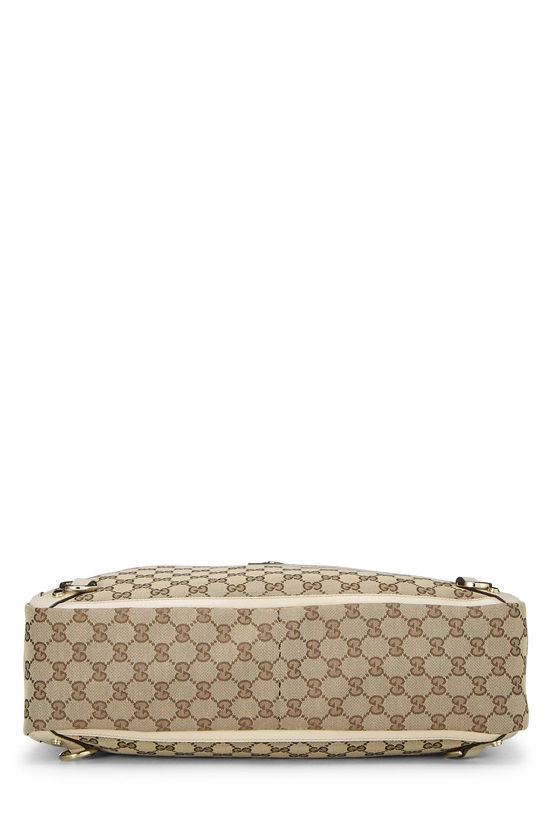 White Original GG Canvas D-Ring Abbey Tote Large, , large image number 4