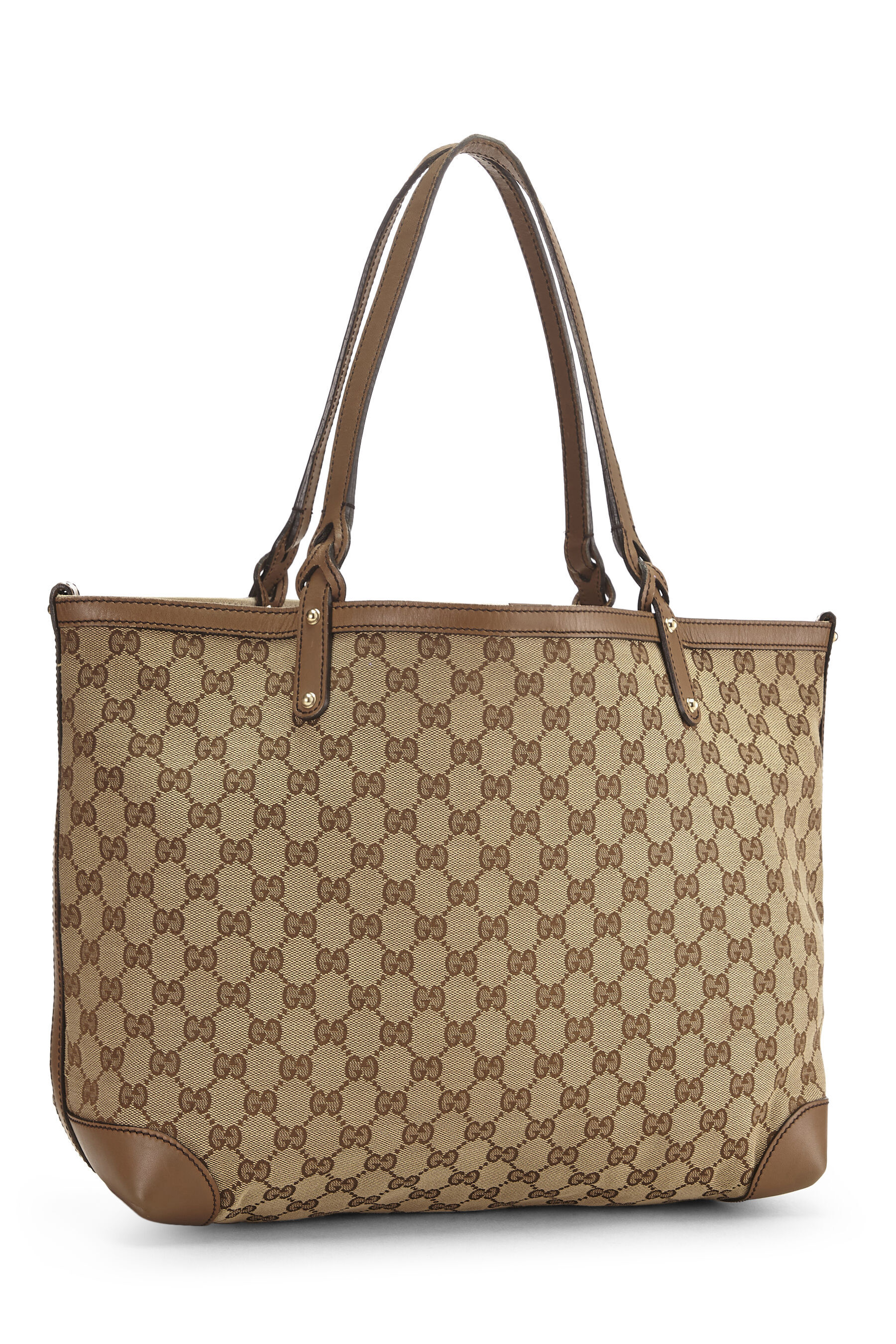 Ophidia large tote bag in beige and ebony Supreme | GUCCI® US