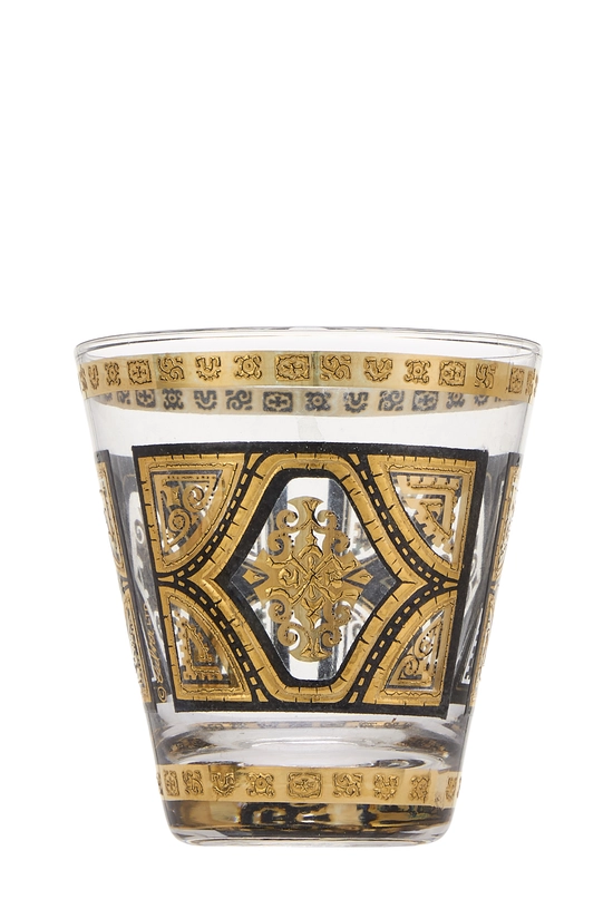 Gold 22k Gilded Baroque Footed Glassware Set of 5, , large image number 0