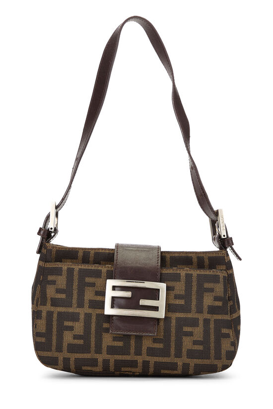 Brown Zucca Canvas Shoulder Bag Mini, , large image number 0