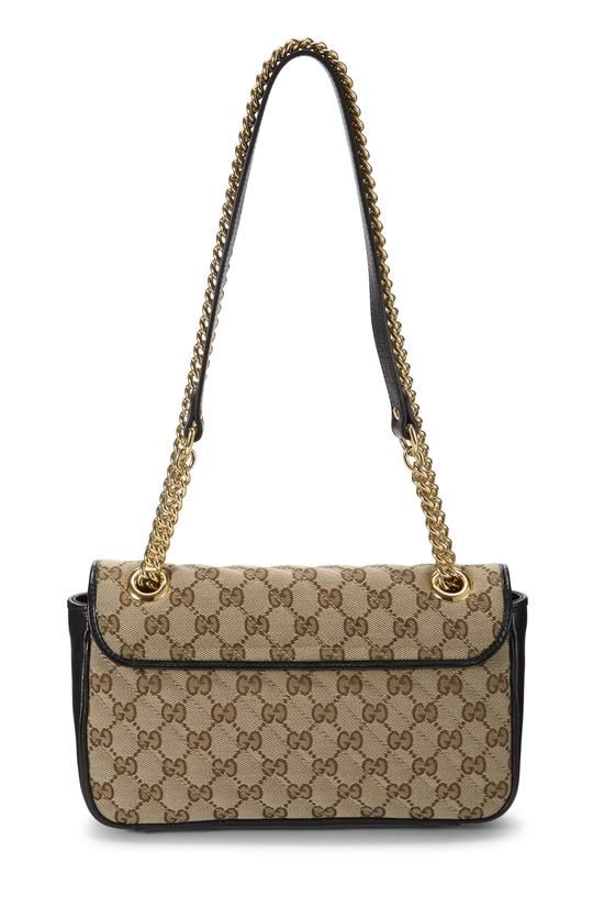 Black Original GG Canvas Marmont Shoulder Bag Small, , large image number 3