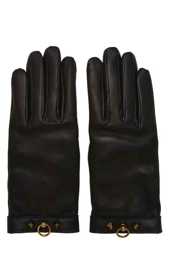 Black Lambskin Gloves, , large image number 0