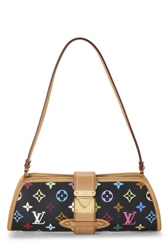 Takashi Murakami x Louis Vuitton Black Monogram Multicolore Shirley, , large image number 0