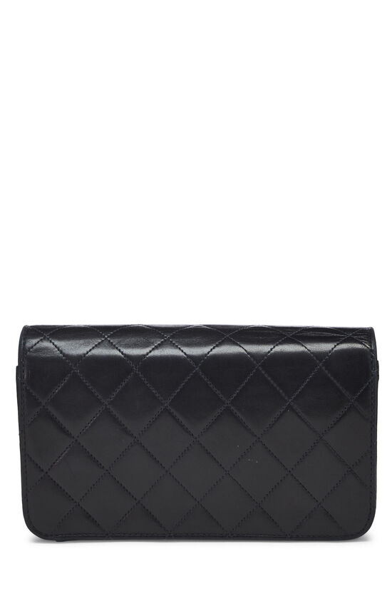 Black Quilted Lambskin Snap Full Flap Small, , large image number 4
