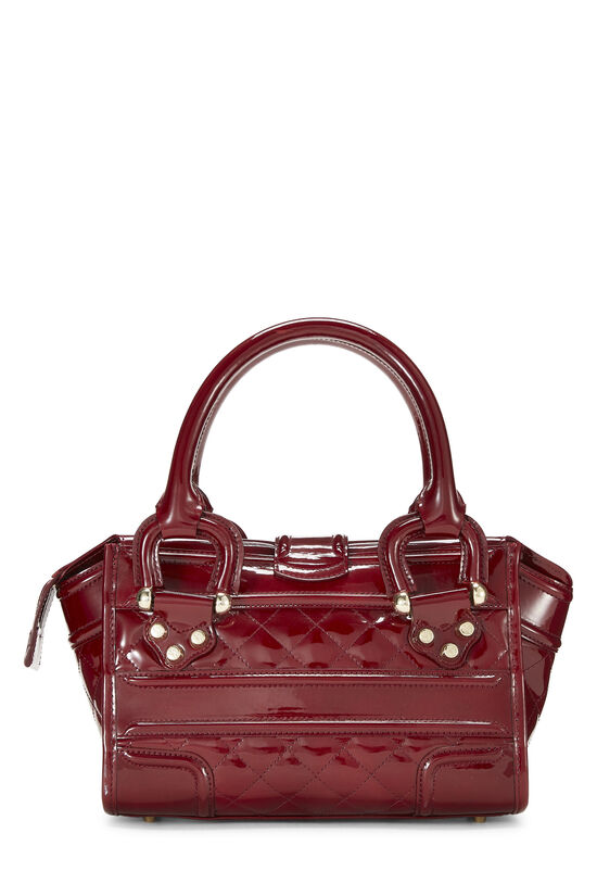Red Patent Manor Satchel Small, , large image number 5