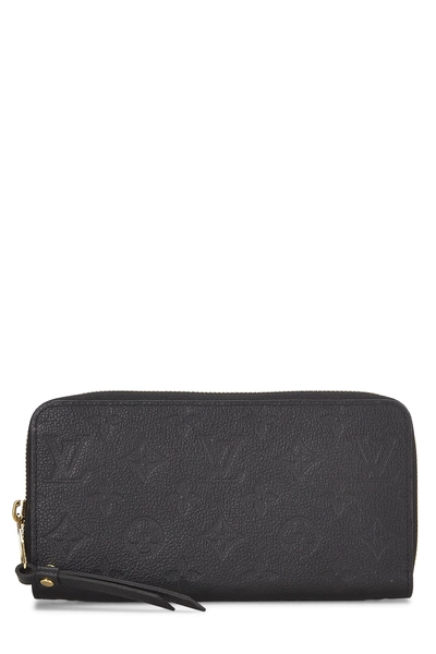 Black Monogram Empreinte Zippy Continental Wallet