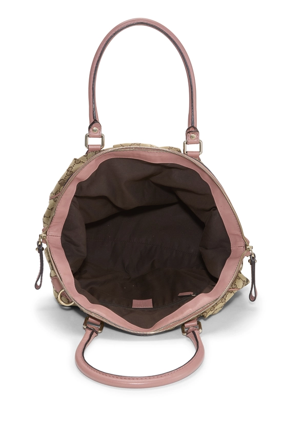 Pink Original GG Canvas Sukey Boston Handbag, , large image number 5