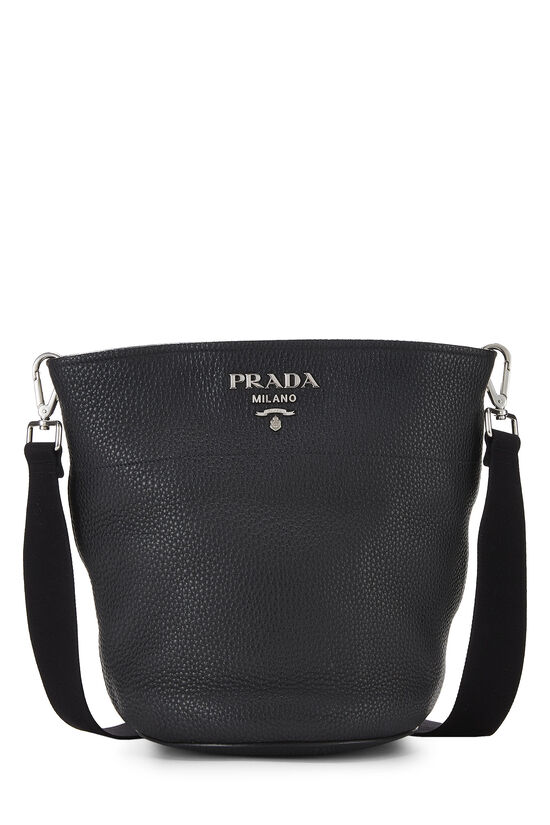 Black Leather Shoulder Bag, , large image number 0