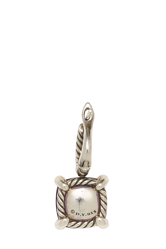 Silver Amethyst Chatelaine Drop Earrings, , large image number 2
