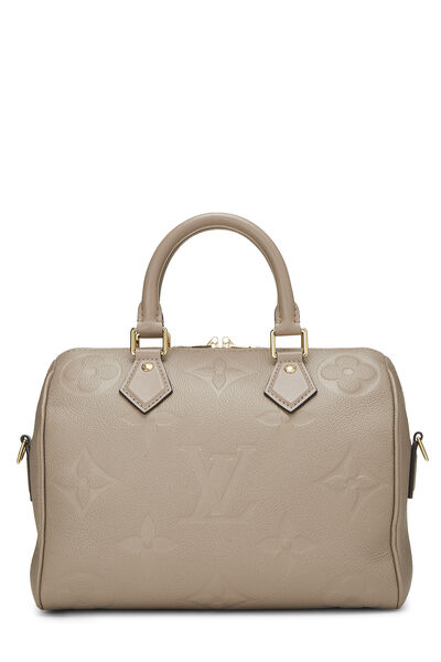Grey Monogram Empreinte Speedy Bandouliere 25