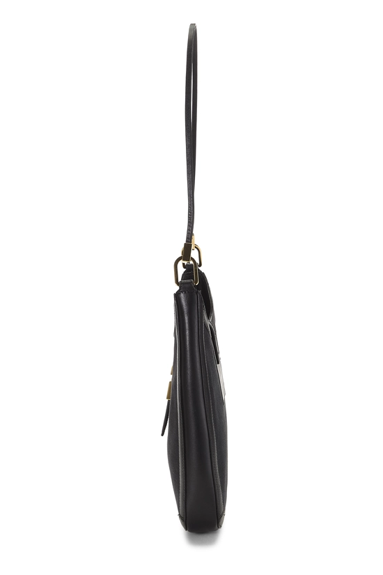 Black Canvas Shoulder Bag Small, , large image number 2