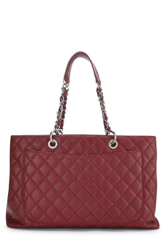 Red Quilted Caviar Grand Shopping Tote (GST) XL , , large image number 3
