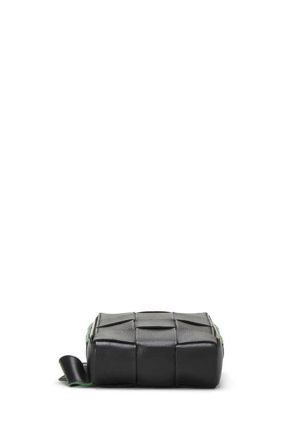 Navy Maxi Intrecciato Cassette Sling Bag Mini, , large image number 4