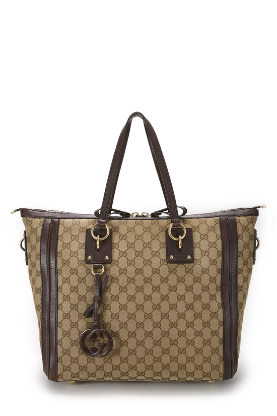 Original GG Canvas Charm Tote, , large image number 0