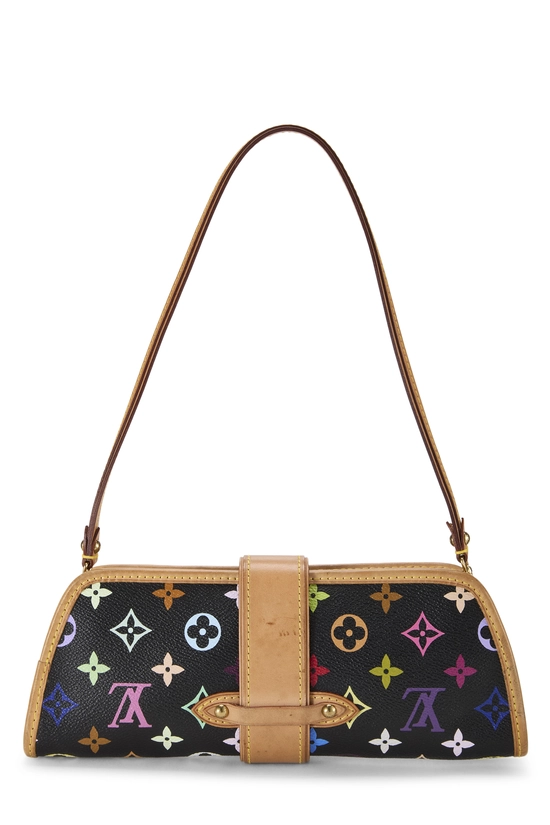 Takashi Murakami x Louis Vuitton Black Monogram Multicolore Shirley, , large image number 3