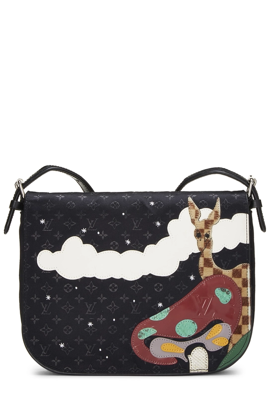 Black Monogram Patchwork Conte De Fees Musette, , large image number 0