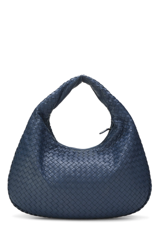 Blue Intrecciato Veneta Hobo Medium, , large image number 3