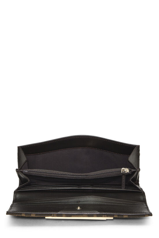 Brown Zucca Canvas Long Wallet, , large image number 3