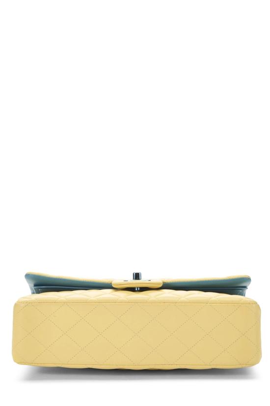 Yellow Quilted Lambskin Classic Double Flap Medium, , large image number 3