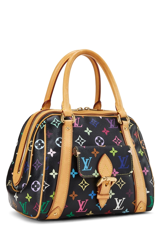 Takashi Murakami x Louis Vuitton Black Monogram Multicolore Priscilla, , large image number 1