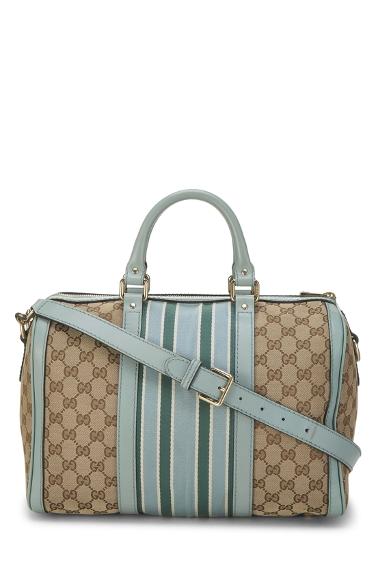Blue Original GG Canvas Vintage Web Boston Medium, , large image number 3