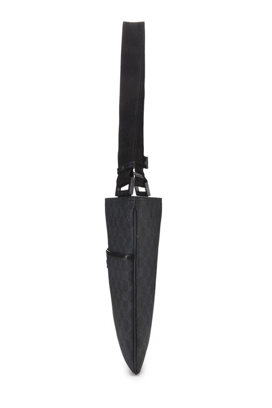 Black Coated Canvas Pocket Messenger, , large image number 2