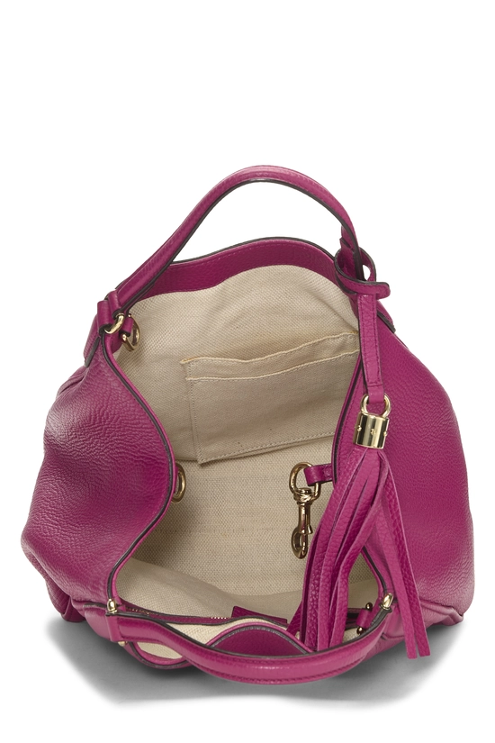 Pink Leather Soho Convertible Shoulder Bag Small, , large image number 5