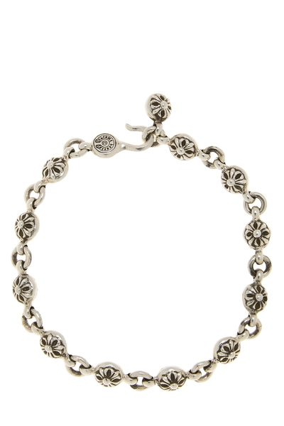 Sterling Silver Cross Ball Bracelet