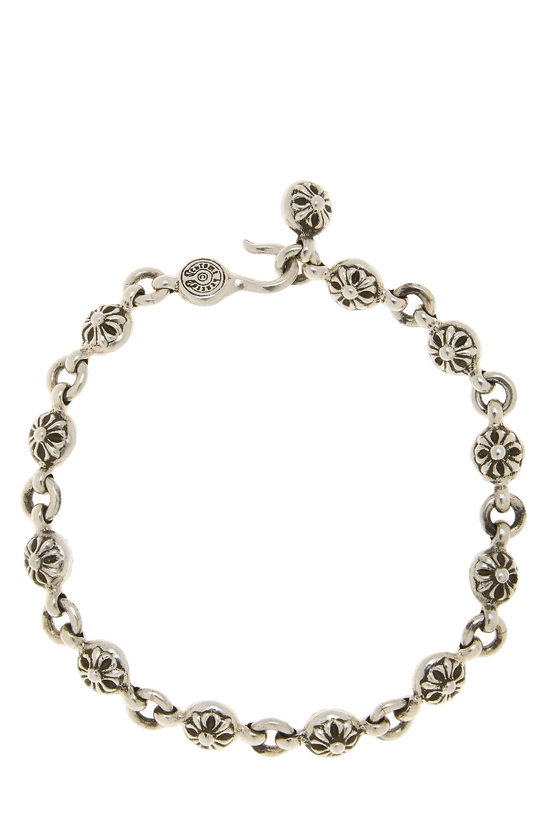 Sterling Silver Cross Ball Bracelet, , large image number 0