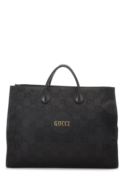 Gucci Black GG Nylon Off the Grid Tote Bag