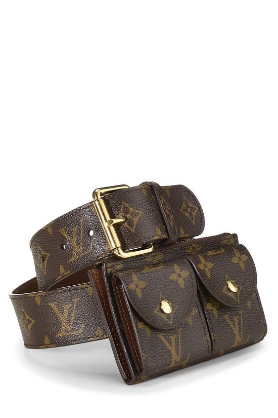 Pre-Owned Monogram Canvas Pochette Duo QJABFI1Y0B00B display picture 3