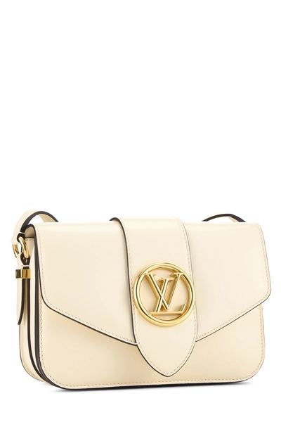 Louis Vuitton Cream Calfskin LV Pont 9 — photo 2