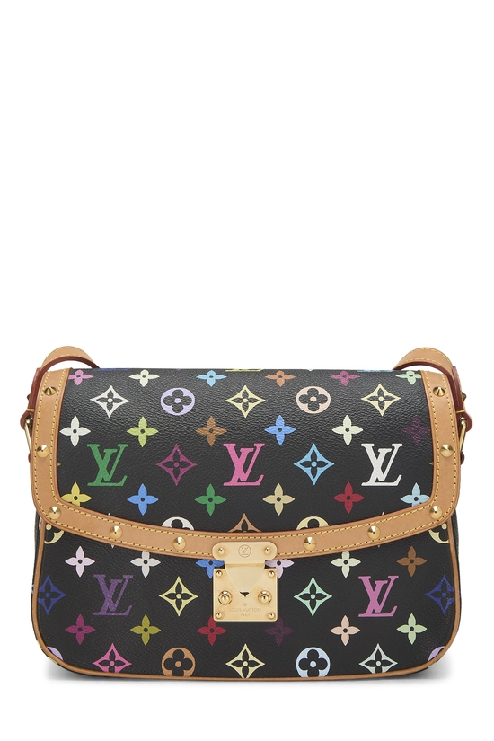 Takashi Murakami x Louis Vuitton Black Monogram Multicolore Sologne, , large image number 0
