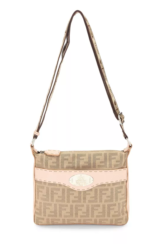 Pink Zucca Canvas Selleria Messenger, , large image number 0