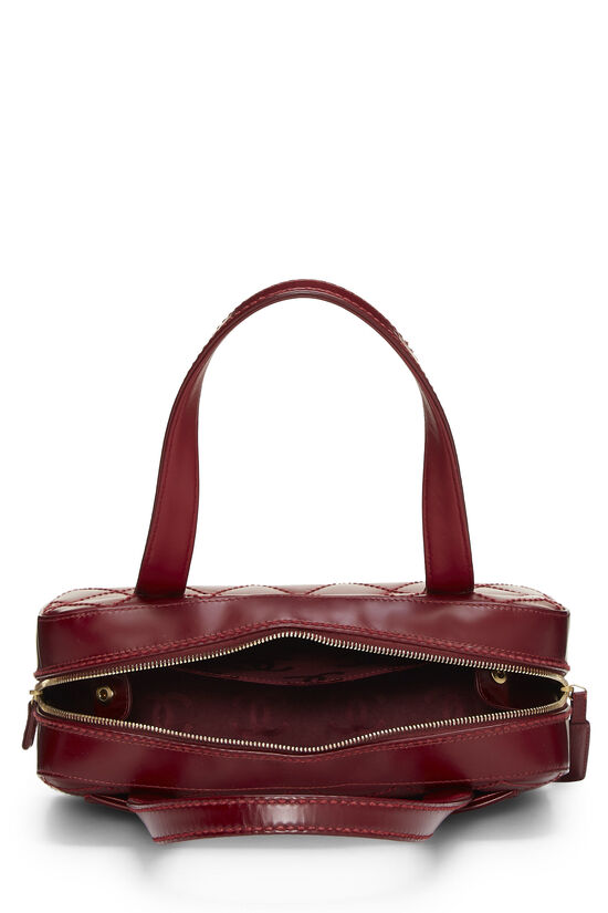 Red Leather Wild Stitch Boston Bag, , large image number 5