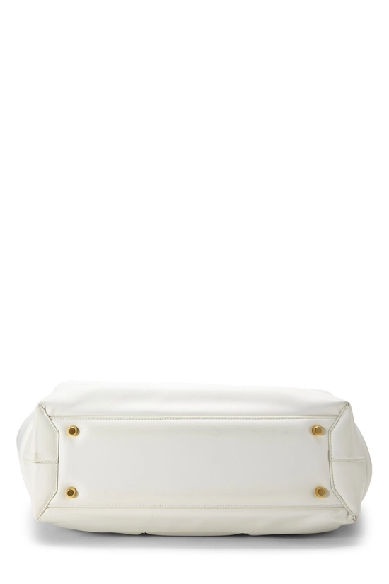 White Calfskin Maxi Intrecciato Padded Arco 56, , large image number 4