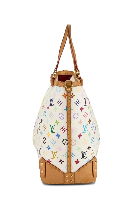 Takashi Murakami x Louis Vuitton White Monogram Multicolore Sharleen GM, , large image number 2
