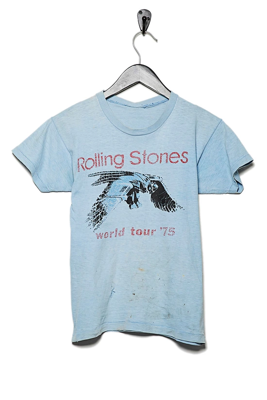 Vintage 1975 Rolling Stones World Tour Tee, , large image number 0