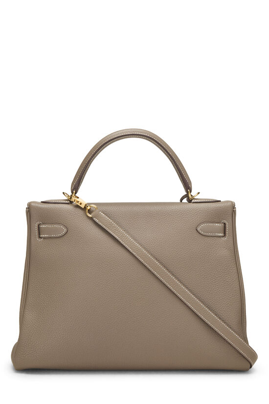 Etoupe Togo Kelly Retourne 32, , large image number 3