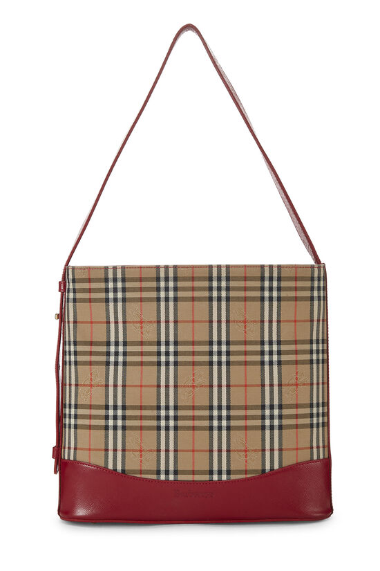 Red Haymarket Canvas Shoulder Bag Small, , large image number 0
