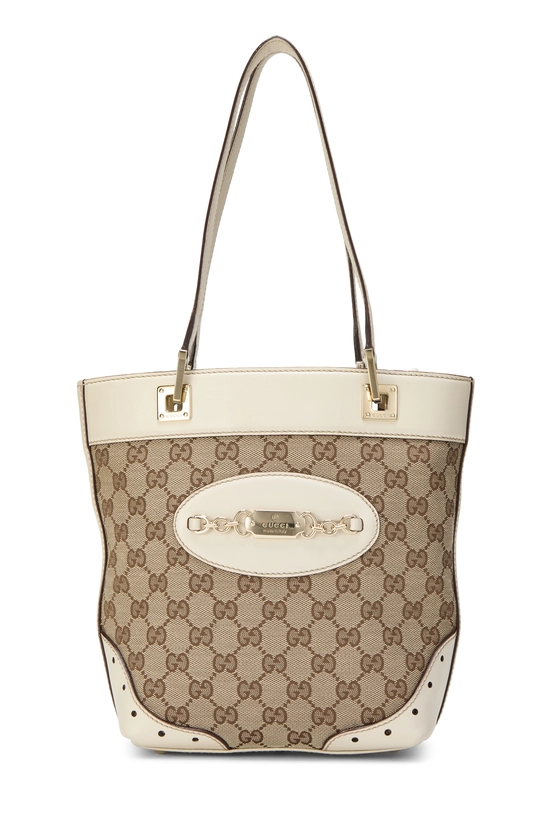 Original GG Canvas Punch Vertical Tote, , large image number 0
