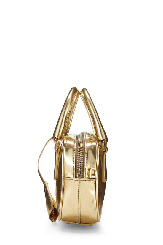 Metallic Gold Leather Crossbody Small, , large image number 4