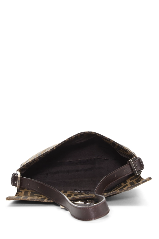 Brown Zucca Canvas Shoulder Bag, , large image number 5