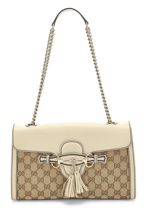 Cream Original GG Canvas Emily Chain Shoulder Bag, , large image number 0