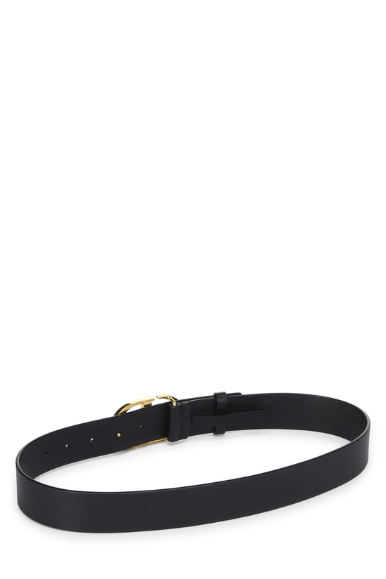 Black Calfskin 30 Montaigne Belt 75, , large image number 2