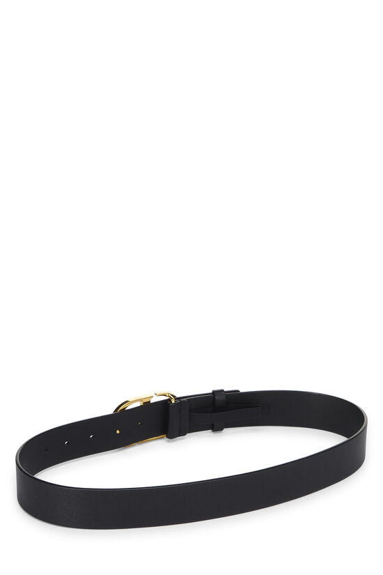 Black Calfskin 30 Montaigne Belt 75, , large image number 2