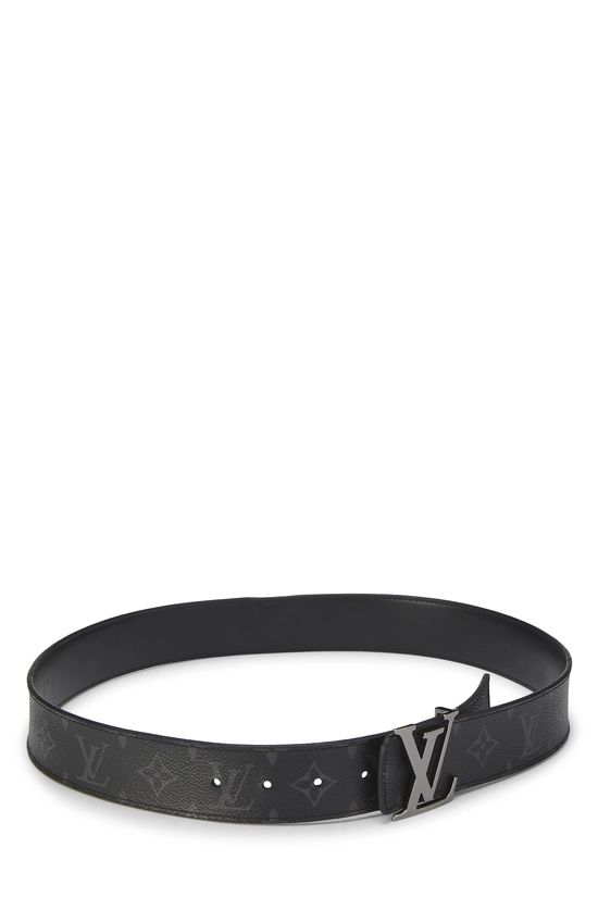 Black Monogram Eclipse Ceinture Initiales 85, , large image number 1